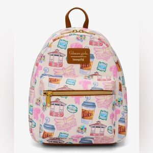 Loungefly Gilmore Girls Stars Hollow Icons Mini Backpack